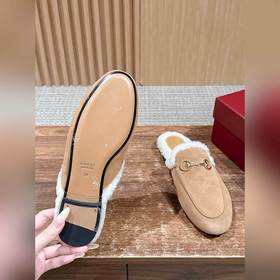 GUCCI Осень/Зима Новинка Мюлиз кожи яг