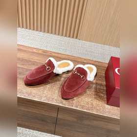 GUCCI Осень/Зима Новинка Мюлиз кожи яг