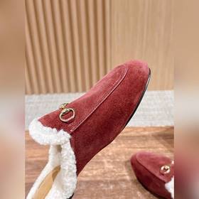 GUCCI Осень/Зима Новинка Мюлиз кожи яг