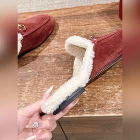 GUCCI Осень/Зима Новинка Мюлиз кожи яг
