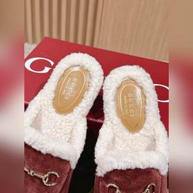 GUCCI Осень/Зима Новинка Мюлиз кожи яг
