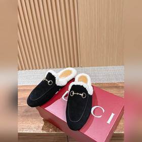 GUCCI Осень/Зима Новинка Мюлиз кожи яг