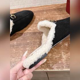 GUCCI Осень/Зима Новинка Мюлиз кожи яг