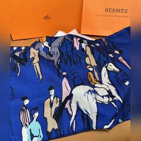 Hermès Осень/Зима 2026 140 Шаль - Loug