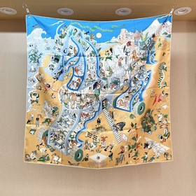 Необходимые шелковые шарфы Hermès на о