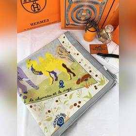 Шаль Hermès Aesop's Fables Illust