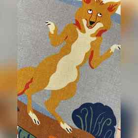 Шаль Hermès Aesop's Fables Illust
