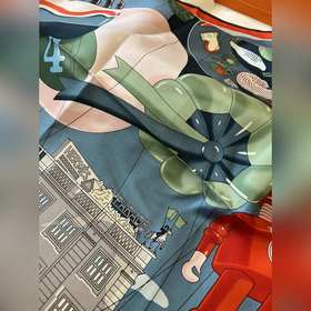 Шарф Hermès Parade 90 Square , крас