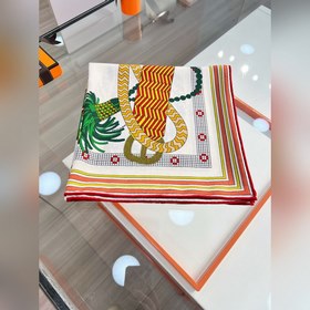 Шарф Hermès с ручной обработкой кра