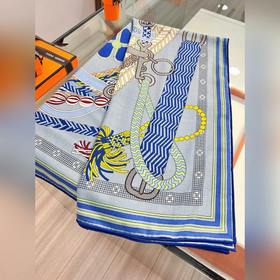 Шарф Hermès из шелка и шерсти с руч