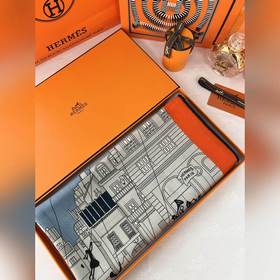 Шарф Hermès Parade 140 см в квадрате Р