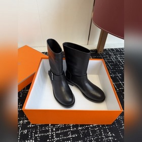 Hermès Осень/Зима Новинка： ботильоны в