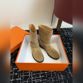 Hermès Осень/Зима Новинка： ботильоны в