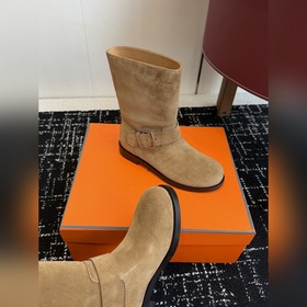 Hermès Осень/Зима Новинка： ботильоны в