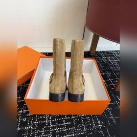 Hermès Осень/Зима Новинка： ботильоны в
