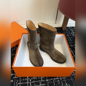 Hermès Осень/Зима Новинка： ботильоны в