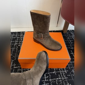 Hermès Осень/Зима Новинка： ботильоны в