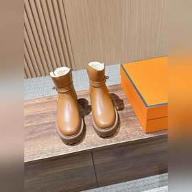 #Кожаный верх HERMES Осень/Зима Ботинк