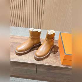 #Кожаный верх HERMES Осень/Зима Ботинк