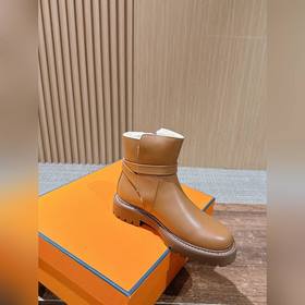 #Кожаный верх HERMES Осень/Зима Ботинк