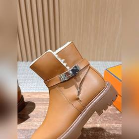 #Кожаный верх HERMES Осень/Зима Ботинк