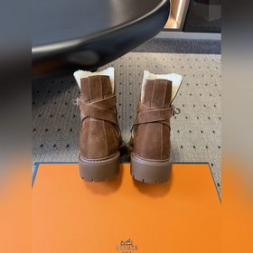 Высококачественные ботинки HERMES25ss