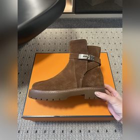 Высококачественные ботинки HERMES25ss