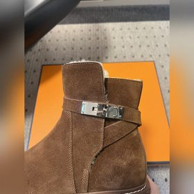 Высококачественные ботинки HERMES25ss