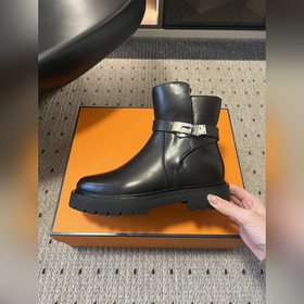Высококачественные ботинки HERMES25ss