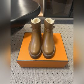 Высококачественные ботинки HERMES25ss