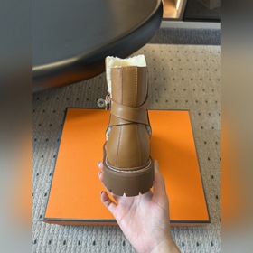 Высококачественные ботинки HERMES25ss