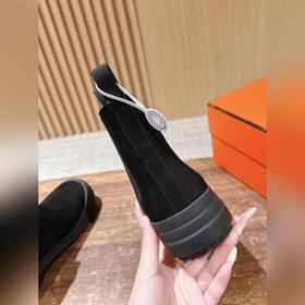 HERMES Осень/Зима Новые ботинки Челси 