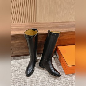 Кожаные сапоги Hermès Kelly Buckle Rid
