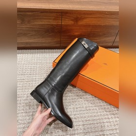 Кожаные сапоги Hermès Kelly Buckle Rid