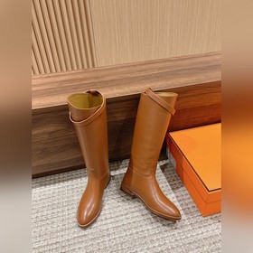 Кожаные сапоги Hermès Kelly Buckle Rid
