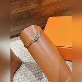 Кожаные сапоги Hermès Kelly Buckle Rid
