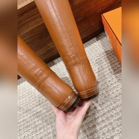 Кожаные сапоги Hermès Kelly Buckle Rid