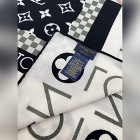 Шарф MONOGRAM INFINITY 140 из шелка