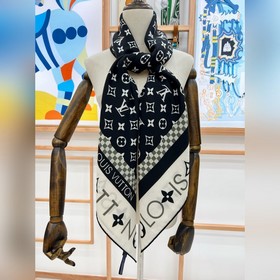 Шарф MONOGRAM INFINITY 140 из шелка