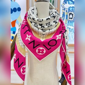 Шарф MONOGRAM INFINITY 140 из шелка