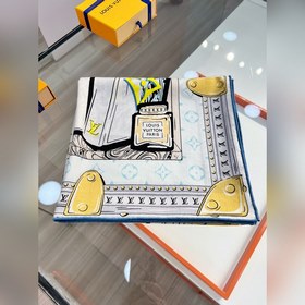 LV LIBRARY 140 Двусторонний шарф из ше