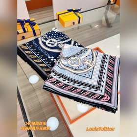 OCEAN BANDANA 140 Двусторонняя шаль из