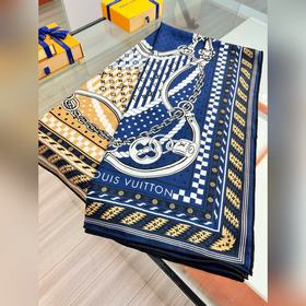 OCEAN BANDANA 140 Двусторонняя шаль из