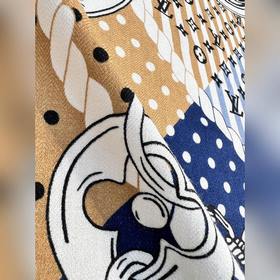 OCEAN BANDANA 140 Двусторонняя шаль из