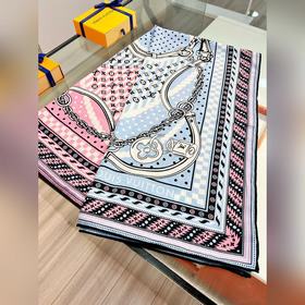 OCEAN BANDANA 140 Двусторонняя шаль из