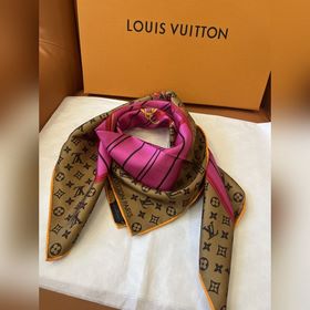 Шелковый шарф Louis Vuitton 90 изготов