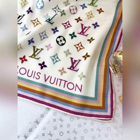 Шарф LV x TM Monogram Multicolor Silk 