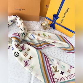 Шарф LV x TM Monogram Multicolor Silk 
