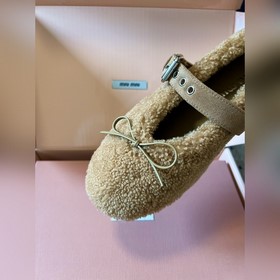 Miu 25FW Deck Shoes Новые плюшевые мок