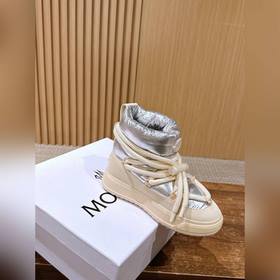 Новая высокая обувь MONCLER с пуховым